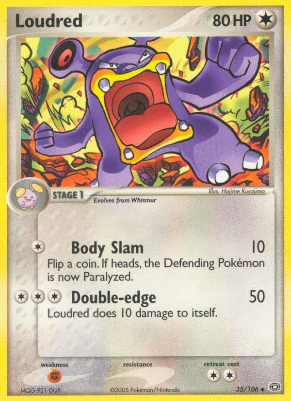 EX Emerald Loudred #35/106